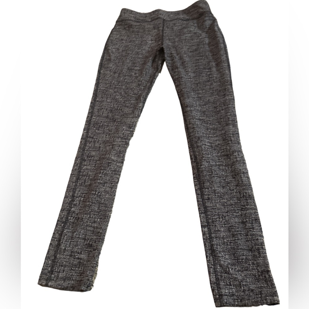 Women's Grey Patterned Leggings Size Medium
